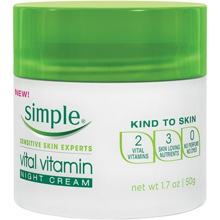 Simple Base Simple Vitamin Night Cream 1.7oz - Walmart.com
