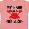 thumbnail image 4 of Inktastic Yaya Loves Me Grandson Boys or Girls Toddler T-Shirt, 4 of 5