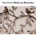 thumbnail image 4 of Bird Wall Art Decor, A Pair of Love Birds on Branches, Metal Wall Hanging Sculpture, Retro Wrought Iron Wall Decor, 58x48CM, 4 of 4