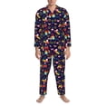thumbnail image 3 of Daiia cute animals for Men's Long-Sleeved Pajama Set – Soft & Comfortable Sleepwear Button-Up Pajamas Cozy Lounge Wear-XX-Large, 3 of 7