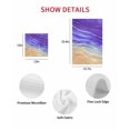 thumbnail image 7 of Purple Ombre Coastal Kitchen Dish Towels for Drying Dishes Set of 4, Summer Nautical Beach Ocean Seaside Waffle Weave Microfiber Hand Tea Bathroom Towels Quick Dry & Absorbent Towel 15.7x23.6, 7 of 7