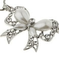 thumbnail image 4 of Women's Rhinestone Sweater  Clip Shawl Shirt Collar White, 4 of 7