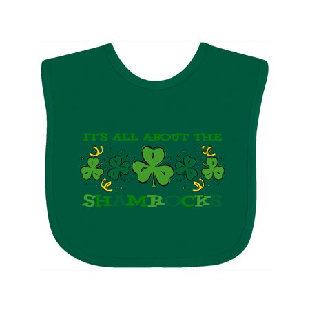 

Inktastic About The Shamrocks Gift Baby Boy or Baby Girl Bib