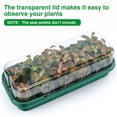 thumbnail image 4 of 10 Cells Nursery Pot Planting Seed Tray Kit Plant Germination Box with Lid Garden Grow Box, 4 of 6