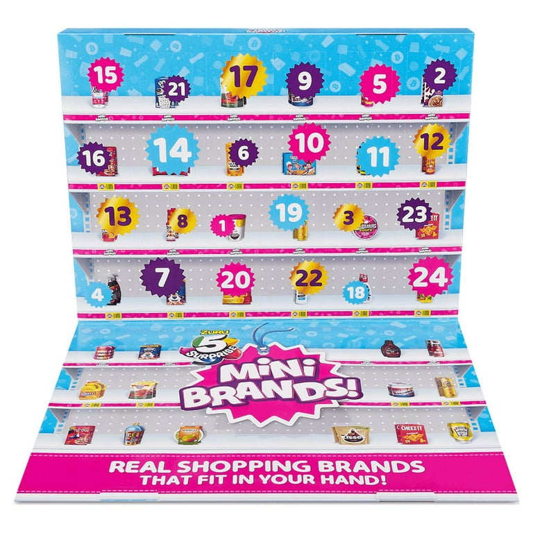 Mini Brands Series 4 Limited Edition Advent Calendar with 6 Exclusive Minis  by ZURU
