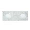 thumbnail image 3 of Juelz Contemporary 60" Wood Double Sink Bathroom Vanity with Marble Counter Top, 3 of 8