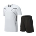 thumbnail image 6 of Mens Athletic Shorts and Tshirt Set Workout Outfit Quick Dry Sportswear Running Gym Training Activewear, 6 of 6