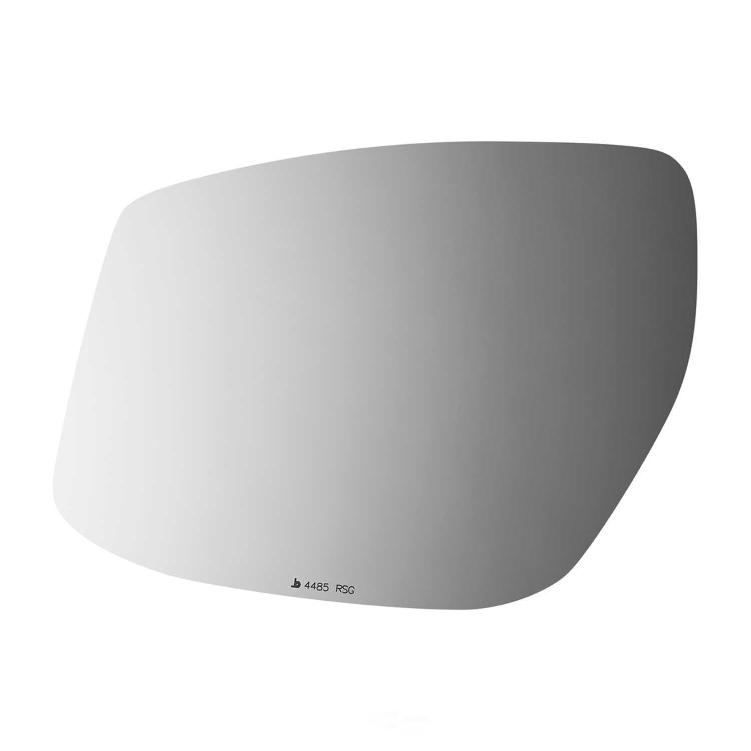 Burco Side View Mirror Replacement Glass with Motor Mount Plate - Clear Glass - 4485RSG