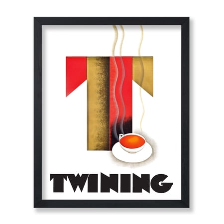 Poster Master Vintage Twining Poster - Retro Twining Tea Print - Food & Drink Art - Gift for Women, Men, Tea Lover - Wall Wall Decor for Teahouse, Kitchen, Restaurant, 18x24 Unframed