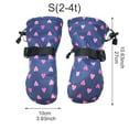 thumbnail image 5 of Herrnalise Kids Mittens Toddler Winter Waterproof Mittens for Kids Snow Ski Mittens Gloves Unisex Cold Weather Warm Mittens for Children Boys Girls, 5 of 8