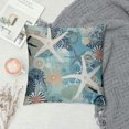 Nawypu Nautical Coastal Pillow Covers, Beach Ocean Themed Starfish