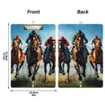 thumbnail image 3 of ALAZA Plastic Clipboard A4 Letter Size Decorative Clipboards for Students Women Men 9" x 12.5" Horse Racing, 3 of 6