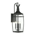 thumbnail image 4 of Matte Black Four Light Outdoor Wall Lantern from the Montpelier Collection, 4 of 5