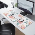thumbnail image 2 of Pink Floret&nbsp;pad Mousewaterproofno Slip&nbsp;for Office Home Work GamingmousepadsRubber Base Mousepad with Stitched Edges 31.5x11.8inches, 2 of 7