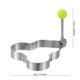 thumbnail image 3 of Anillos de acero inoxidable para huevos, moldes antiadherentes para panqueques con mangos resistentes al calor: anillos para cocinar huevos con formas para desayunos, tortillas, sándwiches y, 3 of 5