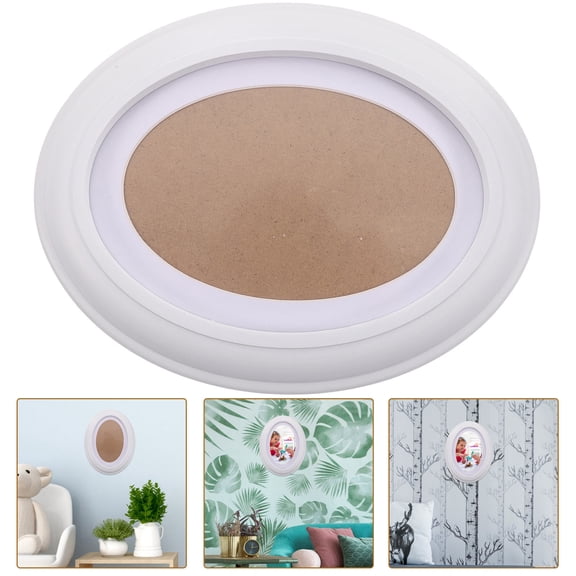 Greenadscape White Wooden Picture Frame for Home Decor, Wall and Room Decoration, 1 Piece