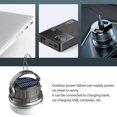 thumbnail image 3 of Camping Light Power Bank 2400mAh Bombilla de emergencia para el hogar (Solar verde negruzco), 3 of 4