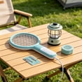 thumbnail image 4 of GJX Electric Fly Swatter,Densest 3 Mm Mesh,Lightweight and Portable- Bug Zapper with Usb Rechargeable Base- Mesh for Pest Insect Control for Indoor、Office、Backyard、Camping, 4 of 7