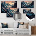 thumbnail image 4 of Designart "Majestic Peaks of the Swiss Alps II" Landscape Mountains Metal Wall Art Prints, 4 of 5