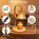 thumbnail image 2 of Calentador de velas aromáticas Lamp GEEZO con temporizador y atenuador, 2 of 8