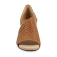 thumbnail image 6 of Journee Womens Aretha Back Heel Zip Peep Toe Wedge Sandals, Widths Available, 6 of 9