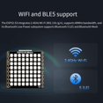thumbnail image 4 of Placa de Microdesarrollo ESP32-S3 HAT 8x8 LED Matrix Wi-Fi+Bluetooth Placa de Desarrollo de Bajo Consumo de Energía, 4 of 5