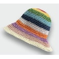 thumbnail image 5 of CoCopeaunts Women Sun Hat Wide Brim Fishing Hat for Women Cute Handmade Woven Straw Hat Foldable Bucket Hat UV Protection Beach Hat, 5 of 6