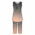 thumbnail image 3 of Women Set Sale Women Two Piece Lounge Sets Sleeveless Sleepwear for Women Loose Fit 2 Piece Outfits for Women, 3 of 5