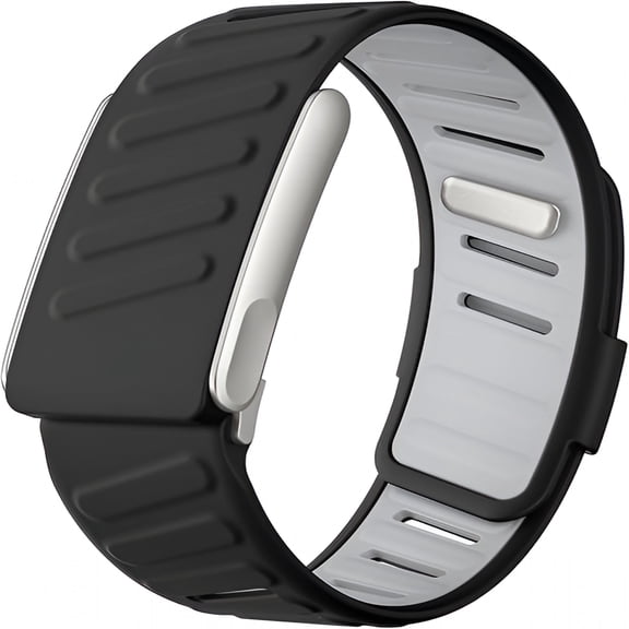 TUWAFE Silicone Sport Band Compatible with Whoop 5.0 Band Strap Men Women, Breathable Sport Adjustable Waterproof Replacement Wristbands Straps for Whoop 5.0 Silicone Bands
