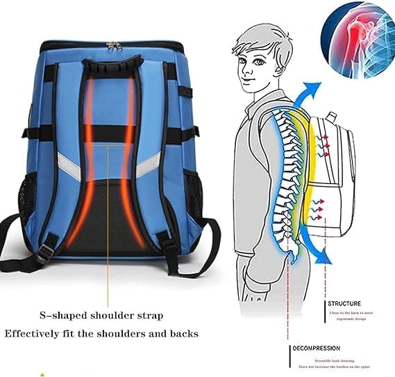 First Aid Kit Bag, Empty Emergency First Aid Medical Backpacks Travel Rescue Bag,First Responder Storage Survival Trauma Emergency Backpack For Hiking Camping
