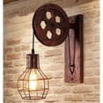 thumbnail image 1 of Lámpara de pared rústica con interruptor de atenuación, lámpara de pared industrial de mediados de siglo para mesita de noche de dormitorio de granja, luces de pared de hierro con altura de, 1 of 5