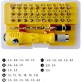 thumbnail image 2 of Juego de destornilladores pequeños, juego de destornilladores magnéticos de precisión 32 en 1 con poste ajustable y mango antideslizante, juegos de destornilladores en estuche para reparación de, 2 of 5
