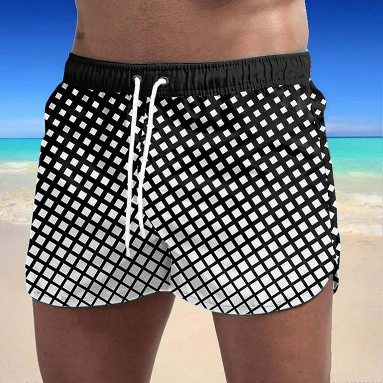 Cbgelrt Men's Fishing Cargo Shorts Mens Swim Trunks with Compression Liner Swim Trunks Quick Dry Surfing Summer Beach Shorts Swimsuit Sports Shorts