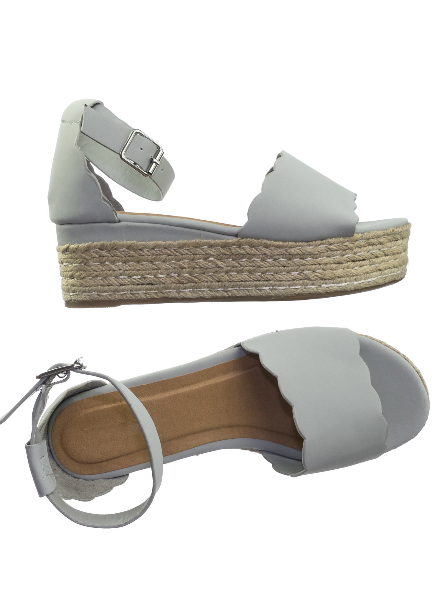 bamboo scallop espadrille