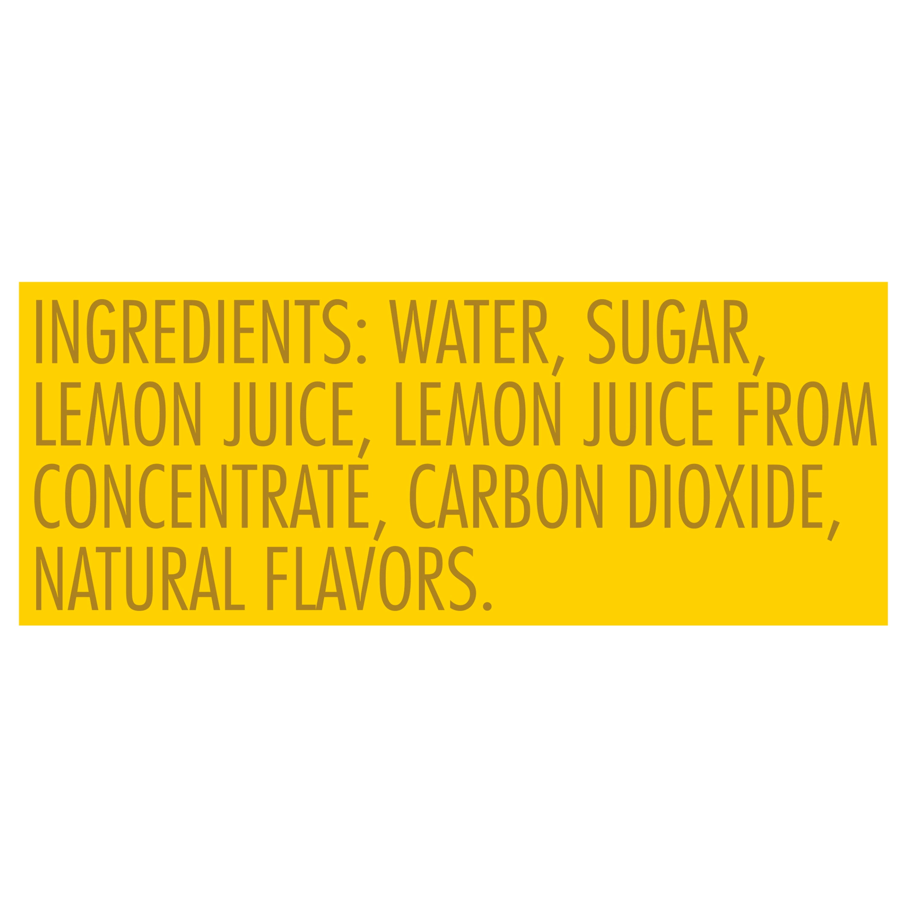 Sanpellegrino Italian Sparkling Lemon Limonata Beverage, 6 Pack, 66.9fl oz, Aluminum Can, Egg Free - Packaging May Vary