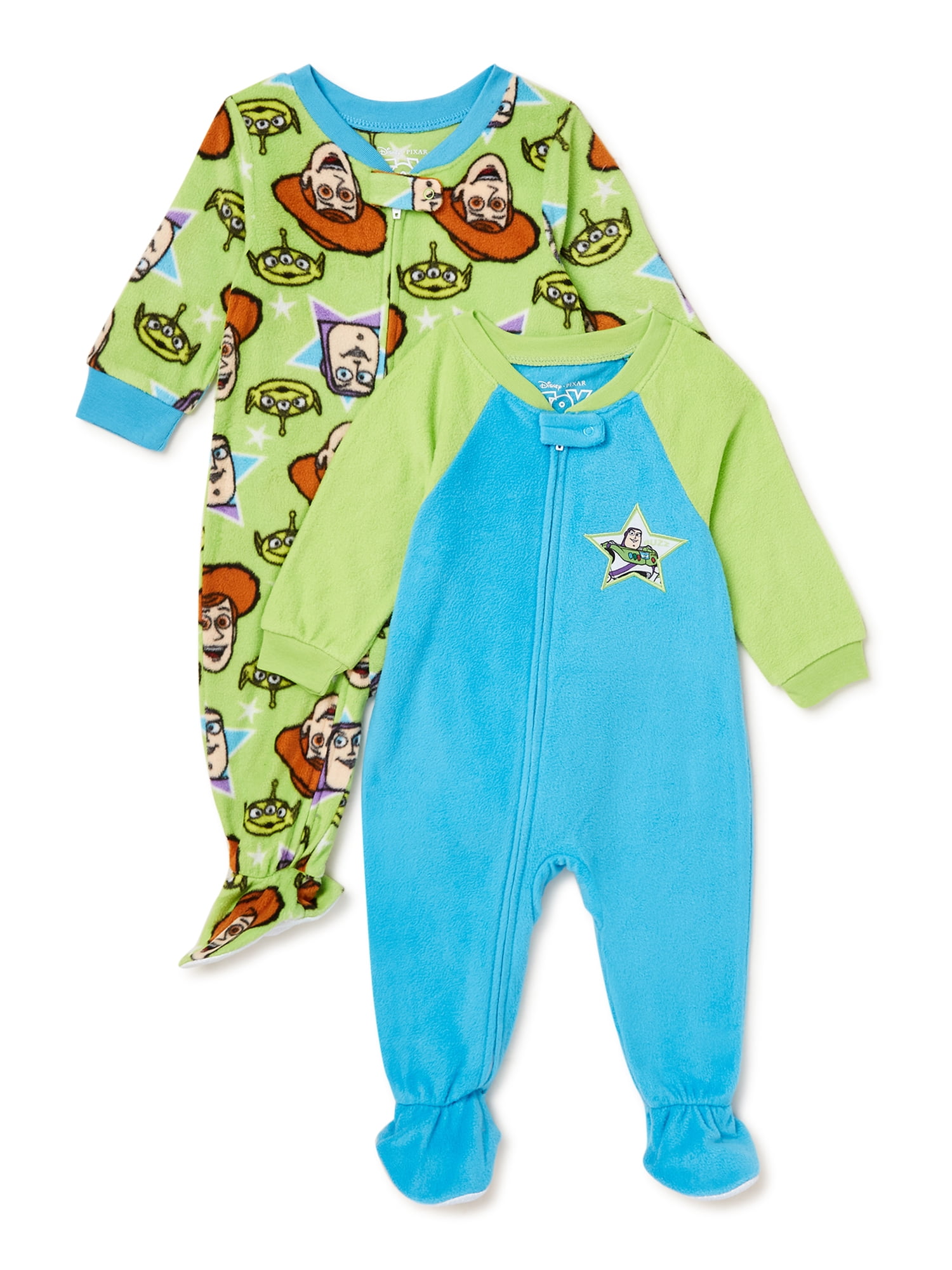 Disney Pixar Toy Story Disney Toy Story Pajama Blanket Sleeper, 2-Pack, Sizes 3T-5T