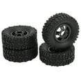 thumbnail image 2 of Ccdes Roues et Pneus RC 1/16, Pneus et Roues de Voiture à Résistance à l'Abrasion RC pour WPL C14 C24, 2 of 8