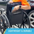 thumbnail image 4 of DMI Wheelchair Storage Bag with Pockets, Universal Mobility Accessory, Easy Install, Black, 4 of 8