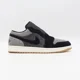 thumbnail image 3 of HJ4360-001 N I-K-E A i r-Jor-dan 1 Low Dark Black Denim Light Smoke Grey Sail (Men's), 3 of 6