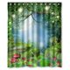 thumbnail image 1 of ABPHQTO Fantasy Cartoon Forest World Cortina de ducha Cortina de ducha impermeable 150x180 cm, 1 of 2