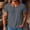 Dark Blue, variant on DJDLJWCJ Mens Cotton Linen Henley Shirt Short Sleeve Gym Shirts for Men Outdoor Running Fitness Workout Tops, Beige XL