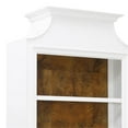 thumbnail image 4 of 3 Shelf Bookcase with Natural Wood Back Panel in White by Pulaski Furniture, 4 of 10