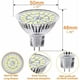 thumbnail image 2 of Bombilla LED Mr16, luz blanca fría de 6000 K, no regulable, ahorro de energía, sin parpadeo, fácil instalación, bombillas de larga duración para uso comercial y residencial, juego de 10, 2 of 5
