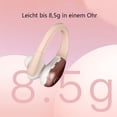 thumbnail image 4 of Bluetooth Headphones 5.3, with Charging Case LED Indicator, ENC HD Call, In Ear Headphones Wireless with Ear Hook, Deep Bass, Comfortable Fit, IPX5 Waterproof Sport Headphones(Rose Gold)., 4 of 5