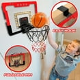 thumbnail image 5 of Growsly Indoor Basketball Hoop for Kids, Mini Basketball Hoop with Double Electronic Scoreboard and LED Light for 4-12 Years Old Children, 5 of 7