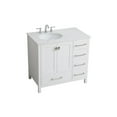 thumbnail image 4 of 36 inch Single Bathroom Vanity in White, 4 of 8