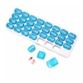thumbnail image 4 of TISHITA 31 Grid Pill Box Monthly 31 Days 31 Compartments for Travel Capsules Oldest Gray, 4 of 8