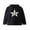 Black, variant on KOMOO Women Zipper Hoodie with Pocket Aesthetic Star Graphic Jacket Long Sleeve Grunge Hoody Sweatshirt