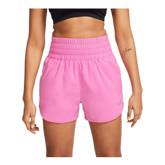 Nike One DX6642-675 Shorts Women's Large Playful Pink High-Rise Dri-FIT SRT391
