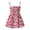 Multicolor A, variant on WRKEKC Girls Floral Dress Sleeveless Red Daisy Print Spaghetti Strap Smocked Waist Beach Vacation Dress for 1-7 Years